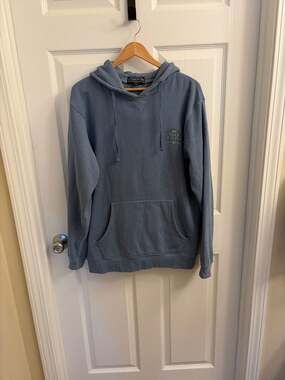 Fish Hippie Co. Blue Waterside Originals Graphic Pullover Hoodie